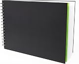 Artgecko Mixed Media Sketch Book A4 Landscape 80 Pages 150gsm White Paper