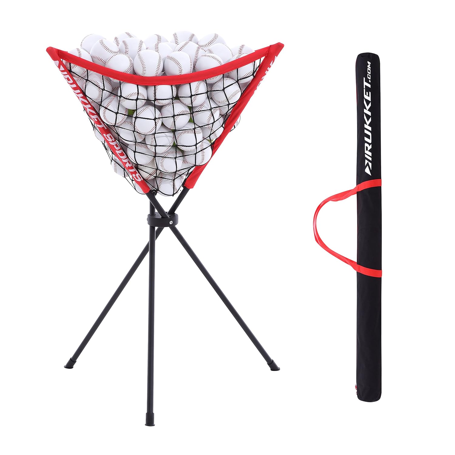 Batting Practice Equipment Ball Caddy Softball Baseball Rukket XL