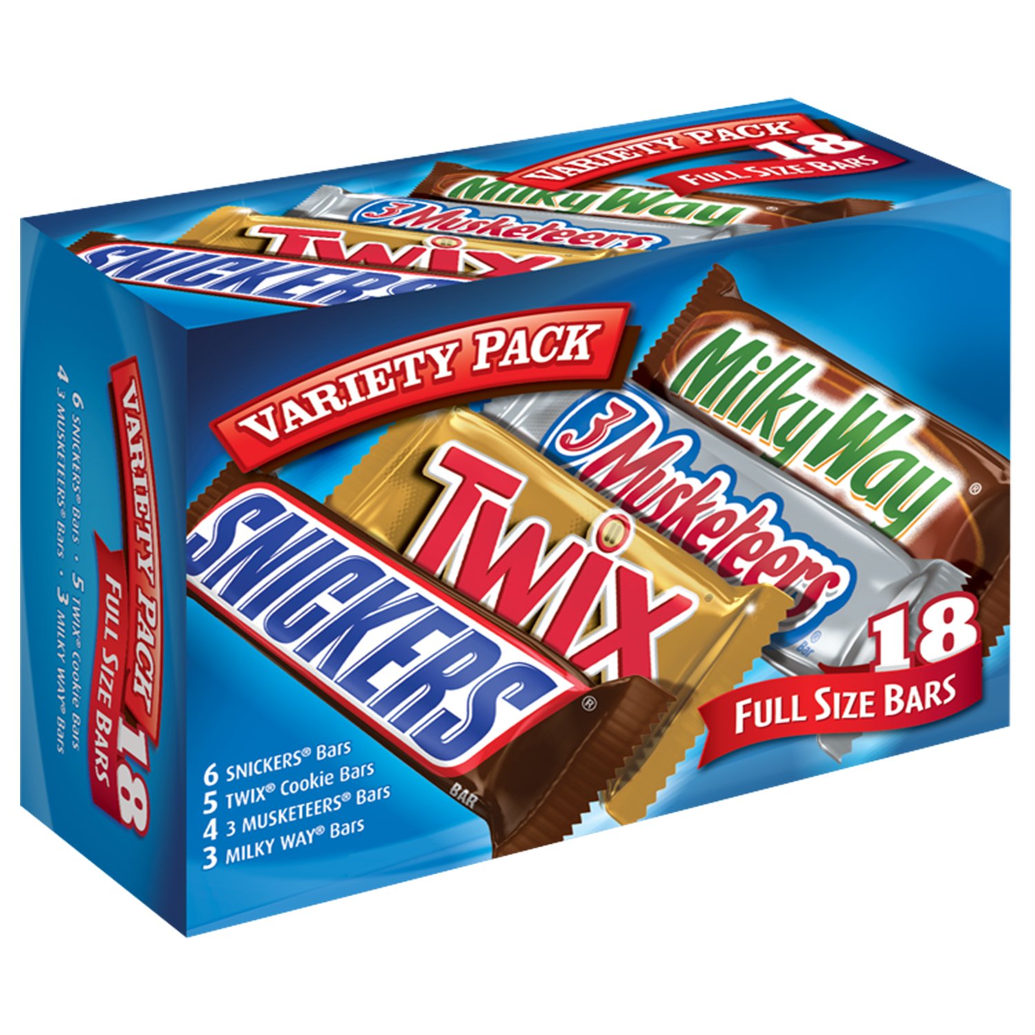 Nestle Candy Chocolate Candy Bar Variety Pack, 20 Count