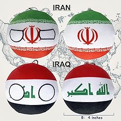 Raclove 6PC Countryballs Plushies - Soft