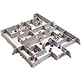 Rogue Dungeon Set - Mini Dungeon Castle Cavern DND Terrain for Tabletop RPGs, Dungeons & Dragons, Pathfinder, War Gaming, and More! by DCD (100+pcs, 3.5sqft, 16rooms)