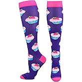 MadSportsStuff Cupcake Socks Over the Calf Length