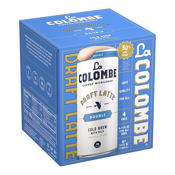 LA COLOMBE, LATTE DRAFT ORIGINAL, 4 PACK, 9 FL OZ