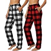 Andrew Scott Women's Ultra Soft Plush Lounge Pants | Cozy Polar-Fleece Pajama PJ Bottoms | Multi Packs