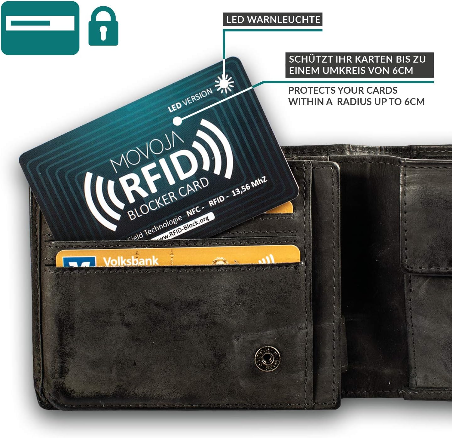 Rfid Blocker Karte Mit Led Indikator Technologie Neuster Storsender Deutsche Marke Keine Reststrahlung 100 Schutz Dank E Field Keine Schutzhullen Mehr Kredit Karte Ec Bank Nfc 13 56 Mhz