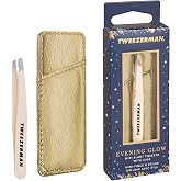 Tweezerman Mini Slant Tweezer - Tweezerman Tweezers with Case Evening Glow