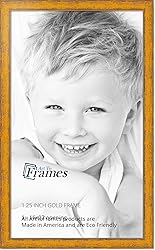 ArtToFrames 16x27 inch Gold Rustic Barnwood Wood