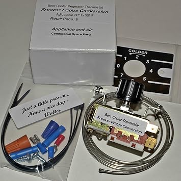 Conversión de cerveza refrigerador nevera congelador termostato ...