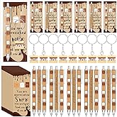 Sayglossy 36 Sets Office Coworkers Gifts Emotional Pens and Keychains Bulk with Inspirational Cards for Employees Team Social Worker Appreciation Gifts (Smore)