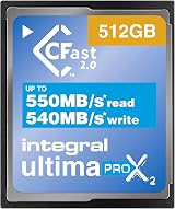 Integral 512GB CFast 2.0 Memory Card 550MB/s Read 540MB/s Write High Speed view 2