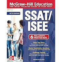 McGraw-Hill Education SSAT/ISEE, Fifth Edition book cover McGraw-Hill Education SSAT/ISEE, Fifth Edition book cover