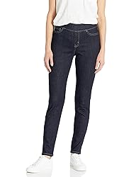 Amazon Essentials Women's Mid-Rise Stretch Pull-On