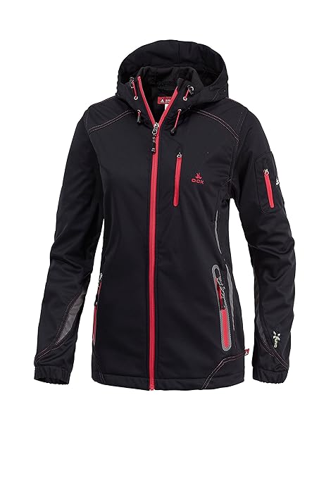 OCK Damen Softshelljacke schwarz 40