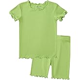pureborn Baby Pajamas Set Pjs - Kids Toddler Boy Girl Short Long Sleeve Snug Fit Sleepwear 2pcs 12M-7Y
