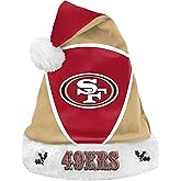 FOCO NFL Colorblock Santa Hat– Limited Edition Hat– Show Your Team Spirit with Officially Licensed Football Holiday Fan Gear