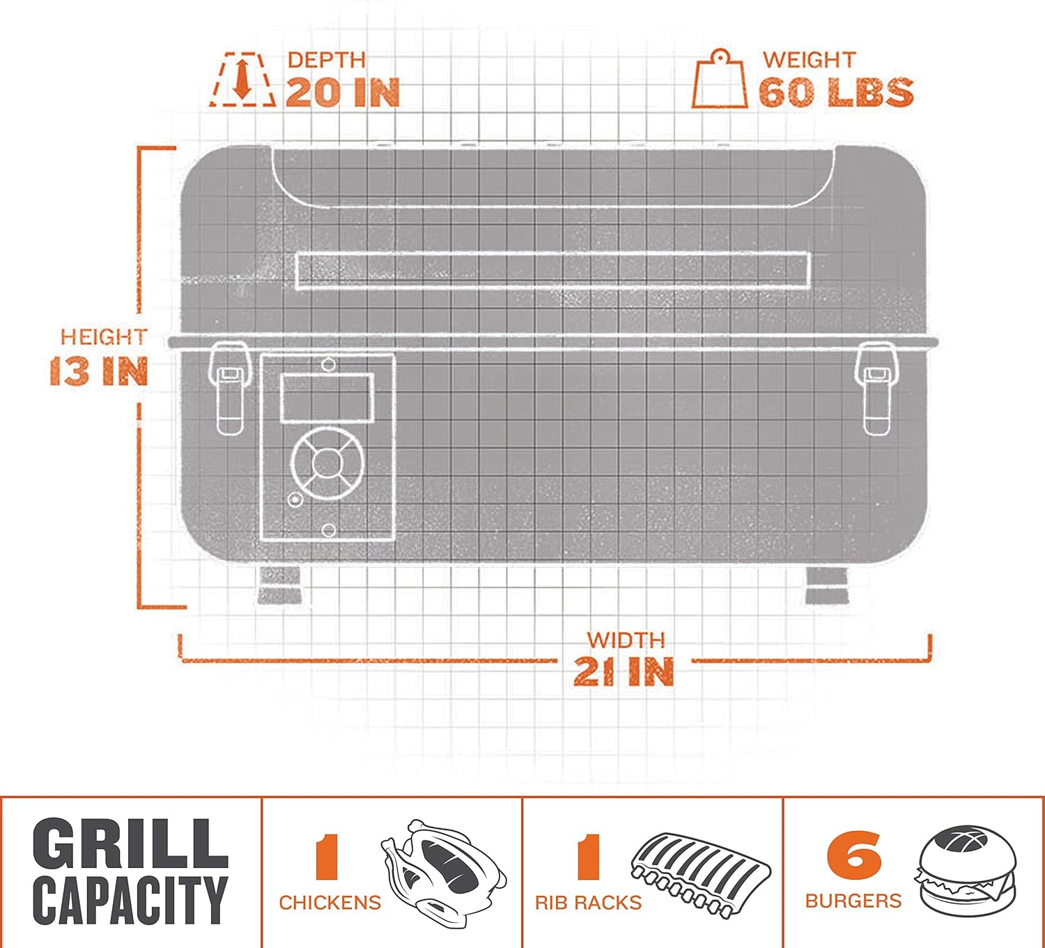 Traeger TFT18KLD Ranger Grill, Black : Garden & Outdoor