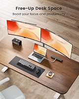 ErGear Dual Monitor Stand 13-32 Inch Adjustable Tilt Swivel Rotate 360 VESA view 8