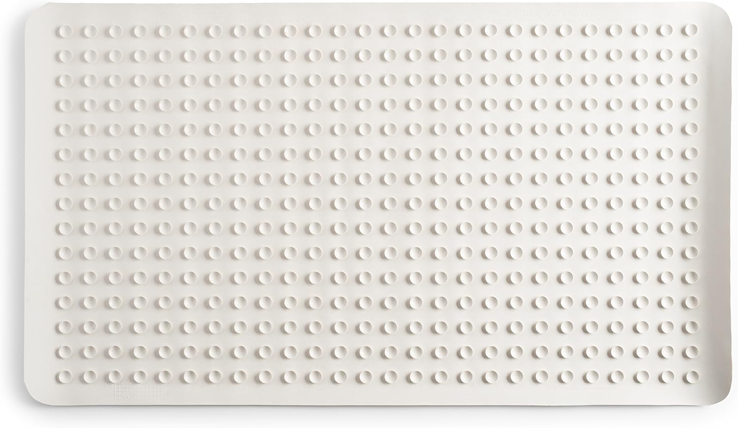 Epica Anti-Slip Machine Washable Anti-Bacterial Bath Mat 16" x 28" Natural Rubber: Home & Kitchen