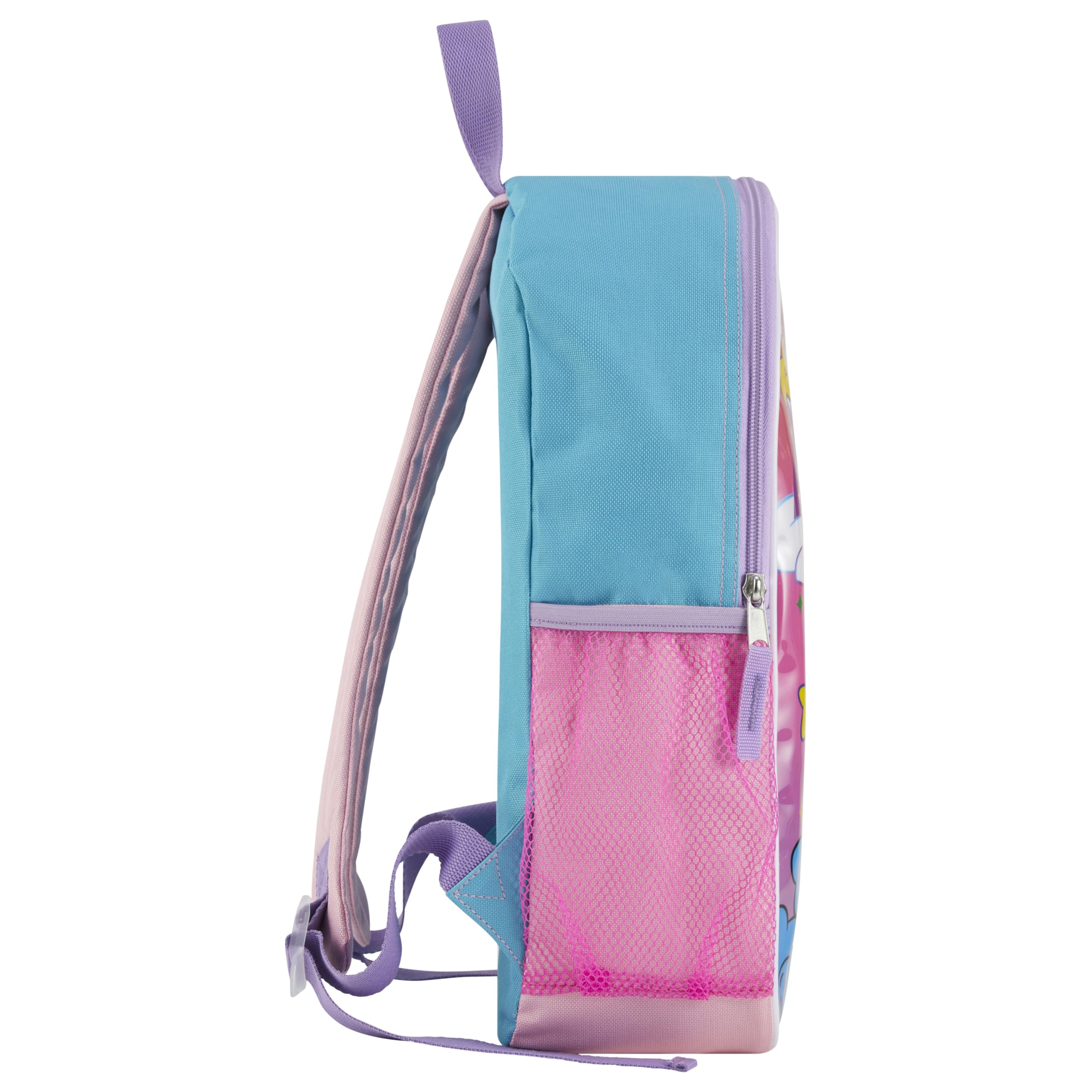 Fast Forward Care Bears 15' Backpack for Girls | Padded Straps & Large Zip Compartment | Back to School Supplies