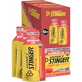 Honey Stinger Organic Watermelon Lime Electrolyte Energy Gel, Gluten Free &amp; Caffeine Free, Sports Nutrition for Exercise, Running &amp; Performance, Pre &amp; Mid Workout, 12 Pack, 13.2 oz