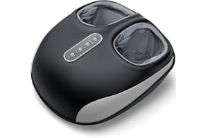 Nekteck Foot Massager Machine with Heat, Deep Kneading Shiatsu Foot Massager with Air Compression, Soothe Muscles, Multiple Massage Modes & Adjustable Intensity Christmas Gifts for Her & Him