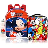 Mickey Mouse Mini Backpack Bundle: 11" Mickey Backpack, Disney Lunch Bag, &amp; More