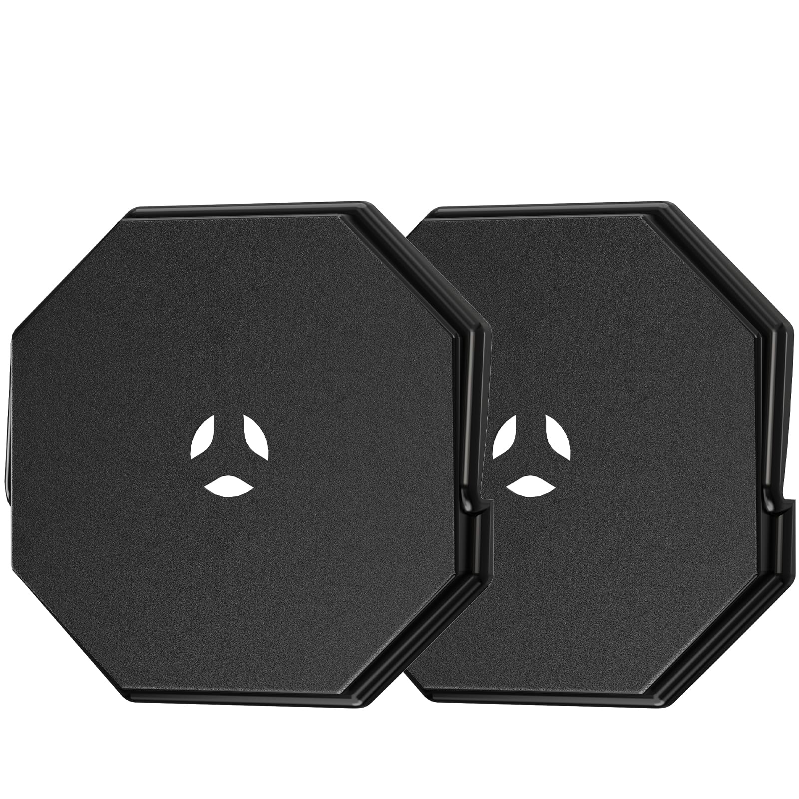 Photo 1 of Vinyl Siding Mounting Blocks, Siding Mounting Kit, Siding Mounting Block, Siding Mounting Plate for 1/2 inch Lap Double and 4 inch Height Siding, Black, 2 Pack