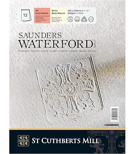 Bockingford 300gsm Glued Pad 12" X 9" (310 X 230mm) Hot Pressed