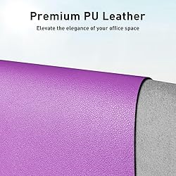 Aothia Leather Desk Pad Protector, Mouse