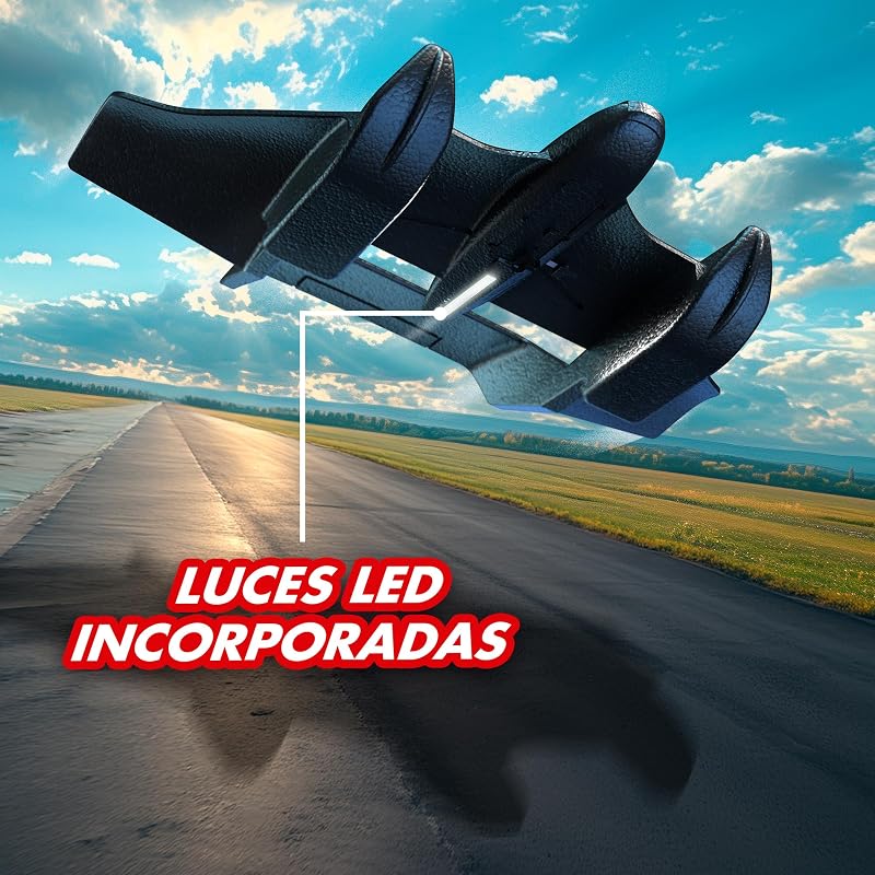 Aqua Wingz Avión RC con Luces LED, Despegue en Agua o Tierra, Espuma EPP Resistente, +10 años, (62004498) — foto 6 de 7