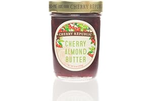 Cherry Republic Cherry Almond Butter - Smooth and Flavorful - Healthy - 9 oz Jar