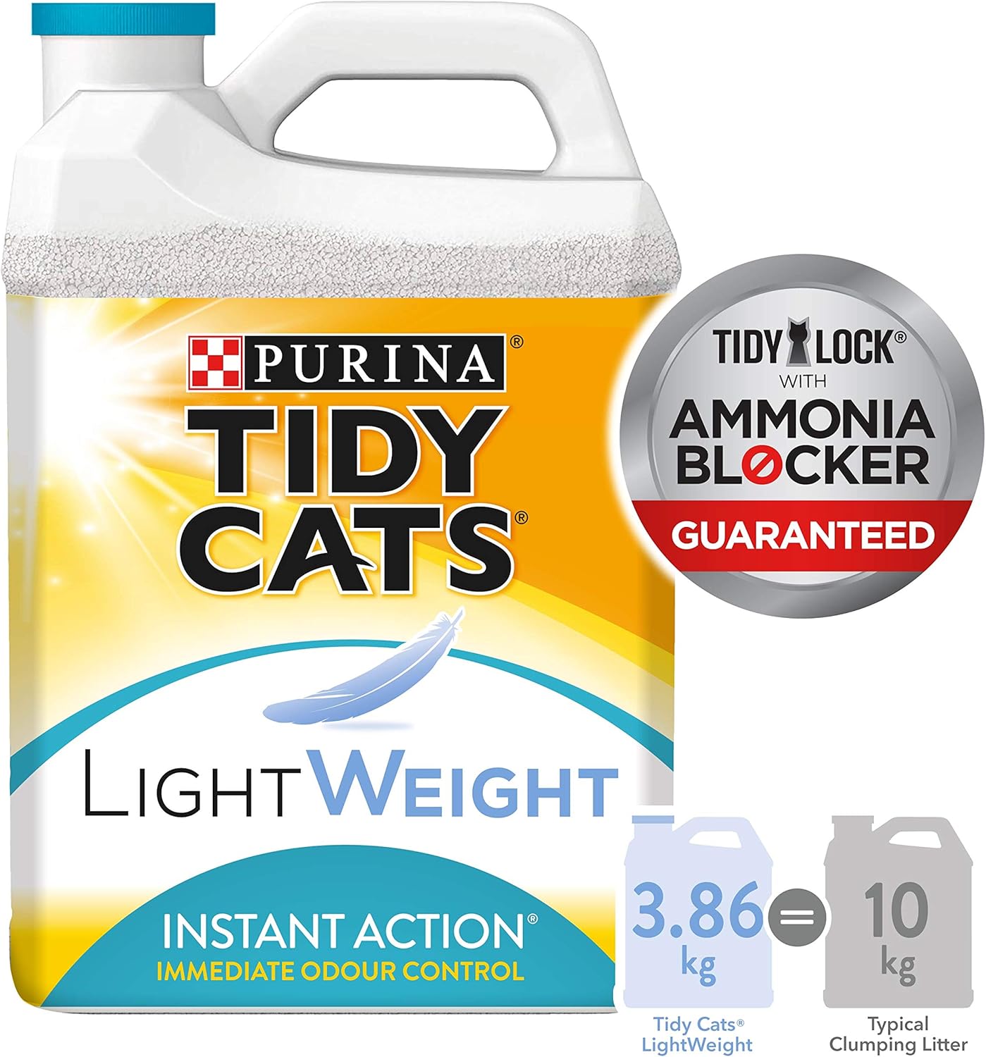 Tidy Cats Instant Action Lightweight Cat Litter for Multiple Cats 3.