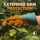 DIY Doctor Leather Garden Gloves Men Women Thorn Proof Work Unisex One Size view 7