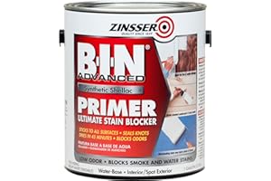 Zinsser 270976 B-I-N Advanced Synthetic Shellac Primer and Sealer, Gallon, White