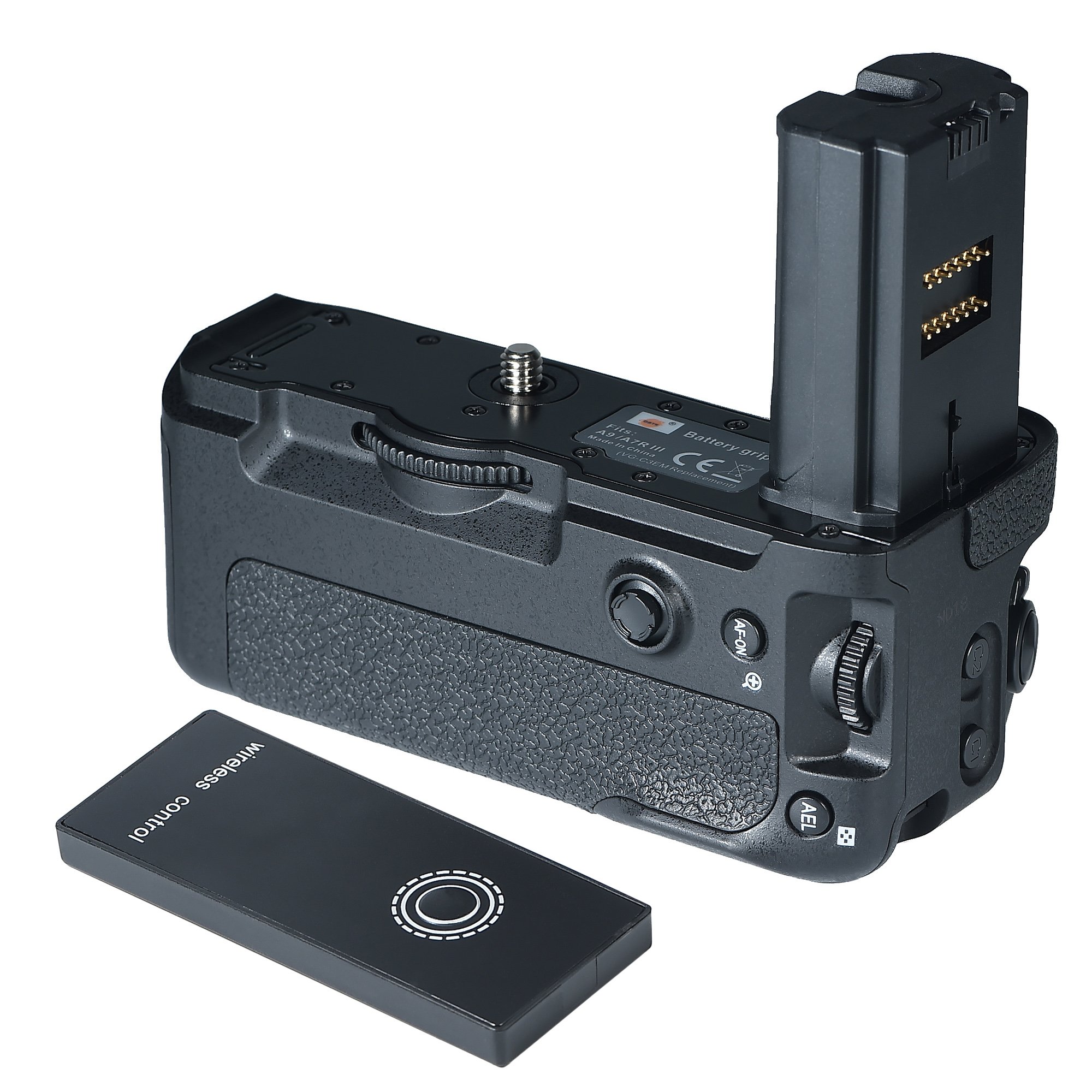DSTE The New α9 Shutter Battery Grip Compatible with α9 α7R III α7 III Cameras as sony VG-C3EM with Remote Control