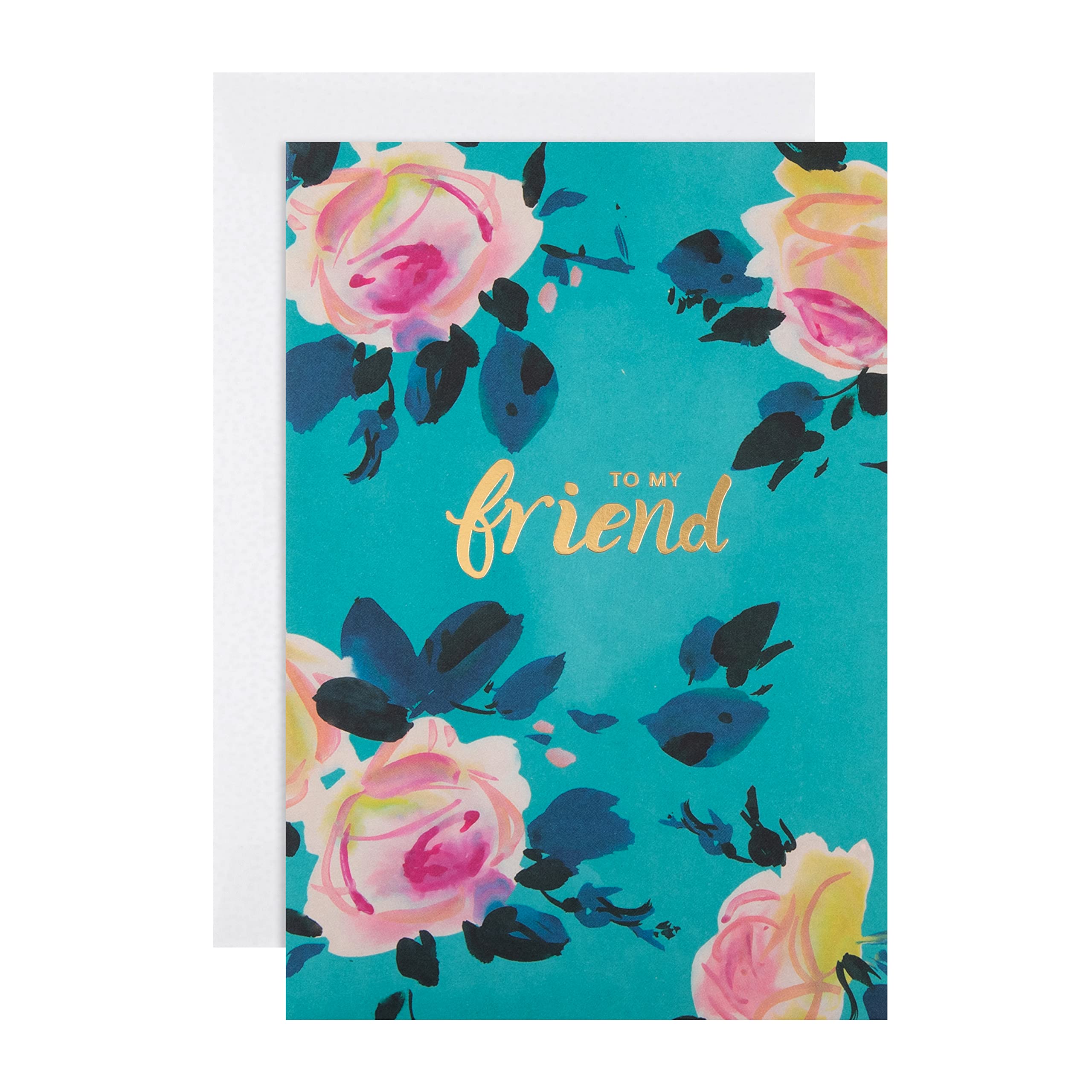 Hallmark Birthday Card for Friend - Elegant Floral 'good mail' Design