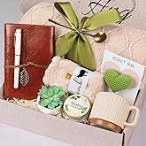 Self Care Gifts for Women Get Well Soon, Birthday Gifts for Women Care Package, Sending Hug Baskets Spa Gift Thinking of You After Surgery Inspirational Gift for New Mom Best Friend Birthday