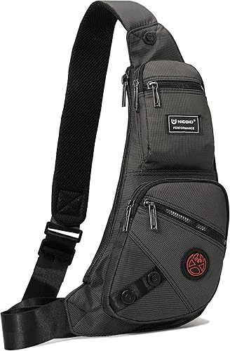 nicgid sling bag chest shoulder