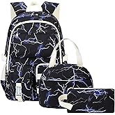 Hidds Laptop Backpacks for Teens Boys Mens Lightning School Bag College Backpack Travel Casual Daypack Bookbags Students