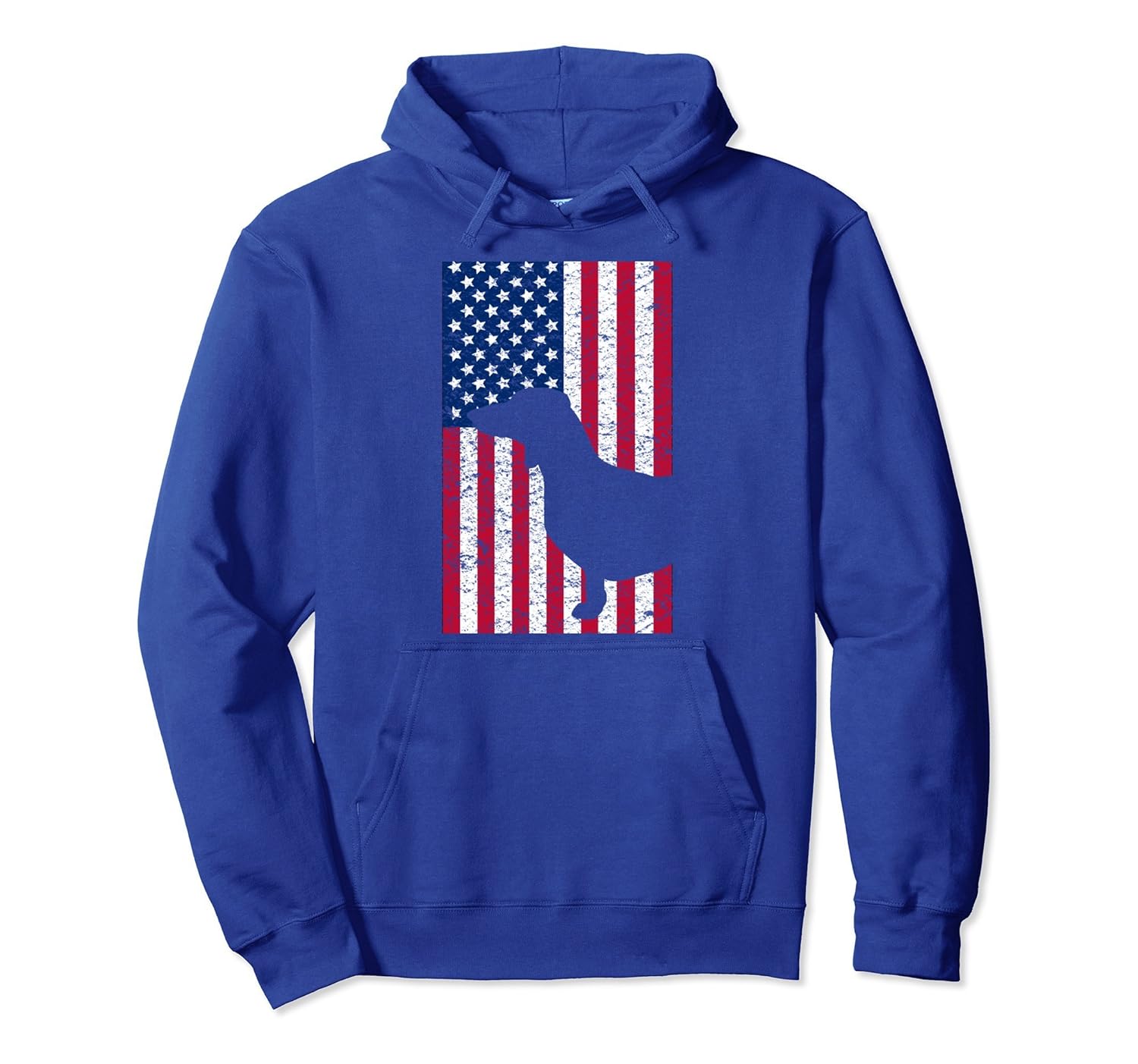 Dachshund Pet Dog America Flag Patriot Hoodie Gift 4th July-anz