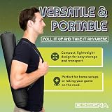 Designa Darts Non Slip Carpet Darts Mat Green 60cm view 8