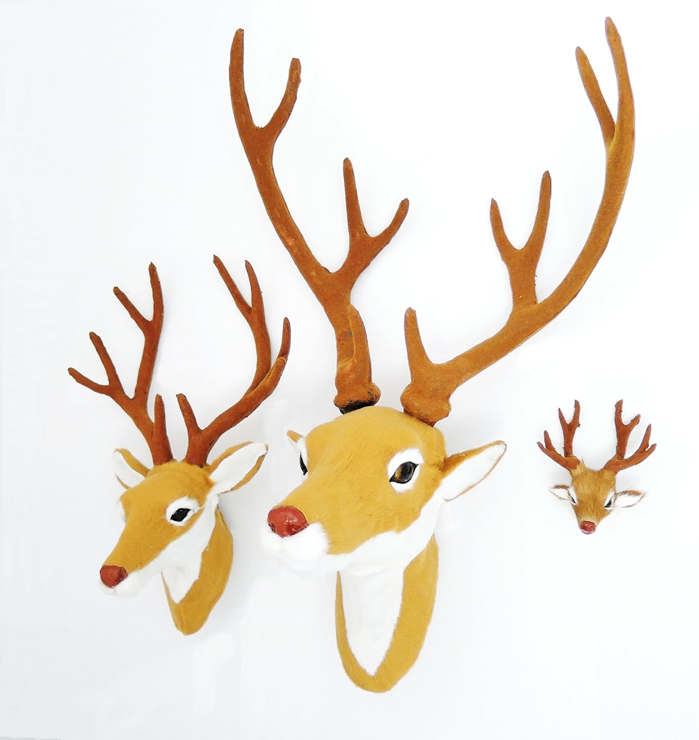 Amazon オブジェ 動物 鹿 壁かけ ホーム インテリア Banbi 3サイズ 中鹿 置物 オブジェ オンライン通販