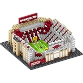 FOCO NCAA Unisex-Adult NCAA College Team Construction Blocks 3D Mini BRXLZ Stadium