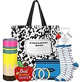 Sieral Graduation Teacher Appreciation Gifts for Women Thank You Teacher Gifts Set First Day of School Appreciation Favor Basket Set of 8(Composition)