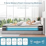 TeQsli Gel Hybrid King Mattress 5ft 150x200x25cm Medium Firm Pocket Sprung view 5