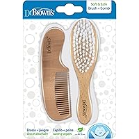 Dr. Brown's™ Soft and Safe Baby Brush + Comb
