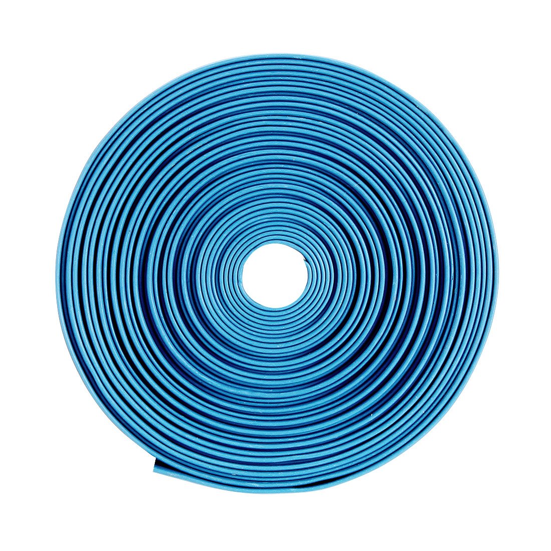 sourcing map Heat Shrink Tubing 15mm Dia 25mm Flat Width 2:1 Heat Shrink Tube Wire Wrap 16ft Blue
