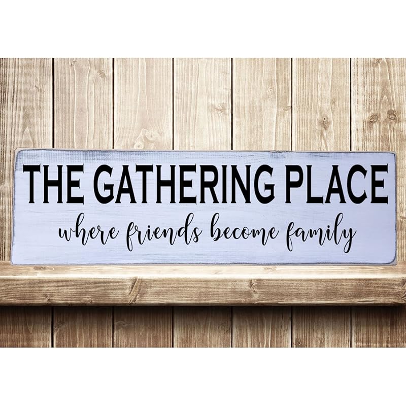 The Gathering Place Rustic Farmhouse Style Handmade Real