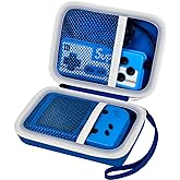 Case Compatible with Retro Handheld Game Consoles/ R36S/ RG353V -Travel Storage Holder Organizer for Game Boy Mini, Retro Mini Players, and More - Blue