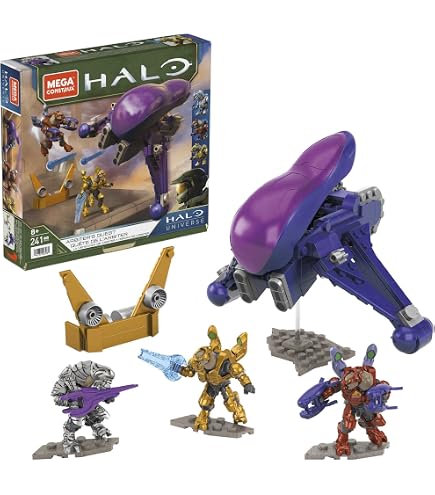 Mega Bloks Halo UNSC Flood Hunters Battle Unit – Baustein-Set Mit Spartans, Flood-Figuren & Waffen (35 Teile)